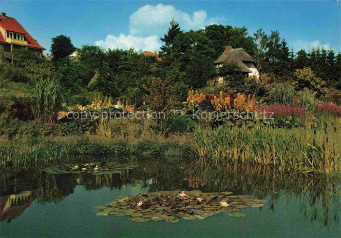 Malente-Gremsmuehlen Seerosenteich im Kurpark