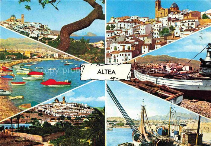 Altea Costa Blanca ES Teilansichten