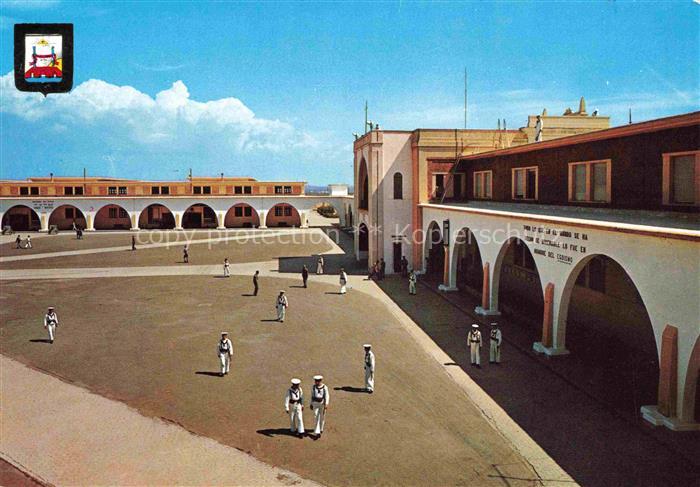 San Fernando CADIZ Andalucia ES Patio del Cuartel de Instrucción de Marineria