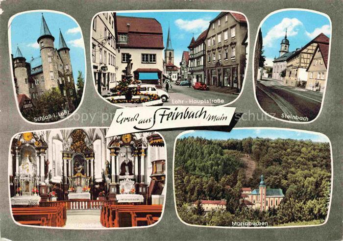 Steinbach Lohr Main Hauptstrasse Mariabuchen Innenansicht Schloss Lohr
