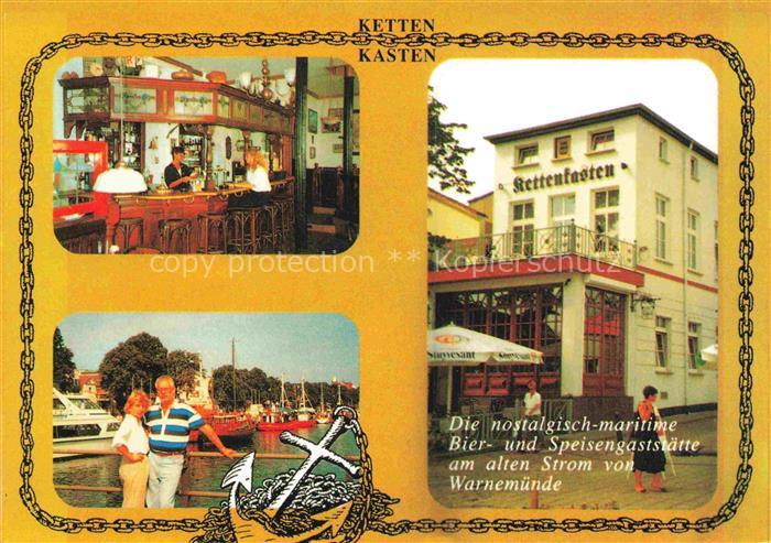 WARNEMueNDE Ostseebad Rostock Kettenkasten Bier- und Speisengaststaette am alten