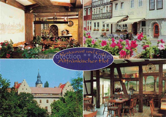 Roemhild Restaurant Café Altfraenkischer Hof