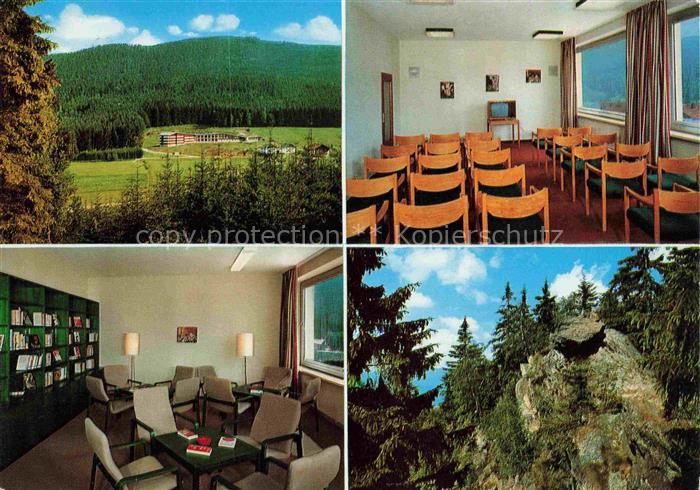 Lambach Lam Bayern Kolping-Ferienheim Panorama Felsen