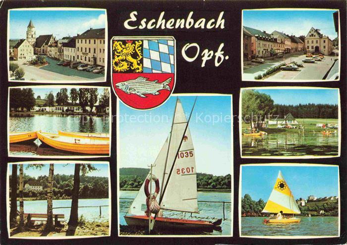 Eschenbach Oberpfalz Neustadt Waldnaab Bayern Marienplatz Jugendherberge Uferpar