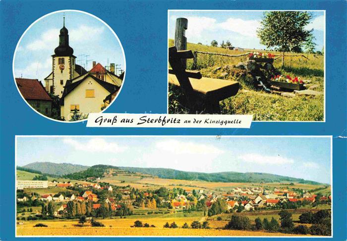 Sterbfritz Ortszentrum Kirche Grabstaette Panorama
