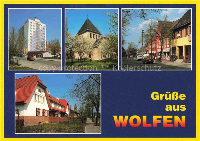 Wolfen Bitterfeld Rema-Hotel Excelsior Kirche Leipziger Strasse Kirchstrasse