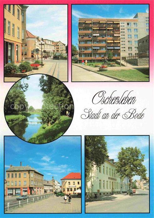 Oschersleben Bode Berliner Strasse DRK-Altenpflegeheim Partie an der Bode Halber