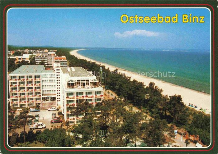 Binz Ruegen Kuestenpanorama Ostseebad Strandhotel Ruegen Strand