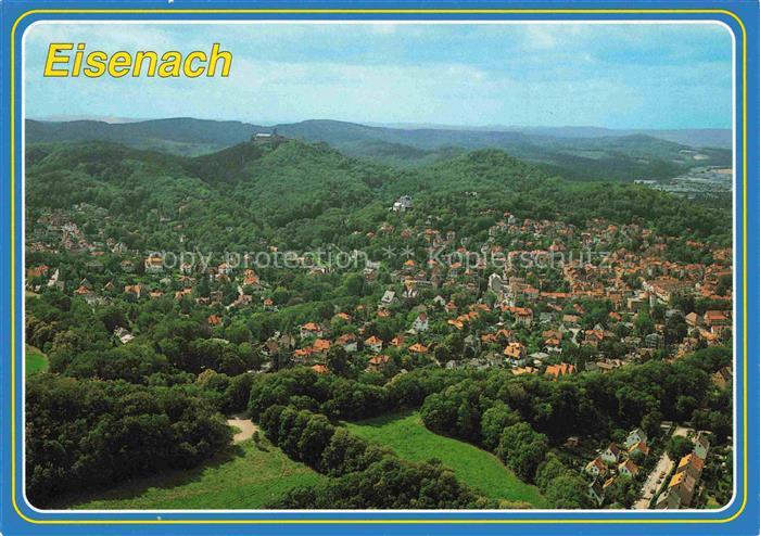 EISENACH Thueringen Fliegeraufnahme