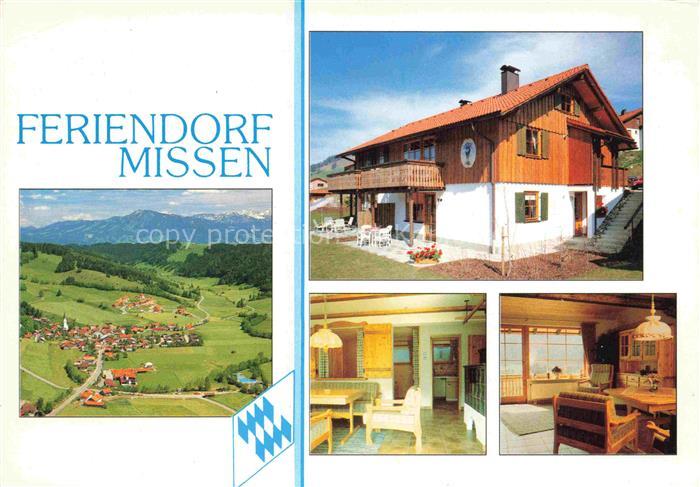 Missen Oberallgaeu Panorama Allgaeuer Alpen Luftaufnahme Feriendorf Sonnenhalde