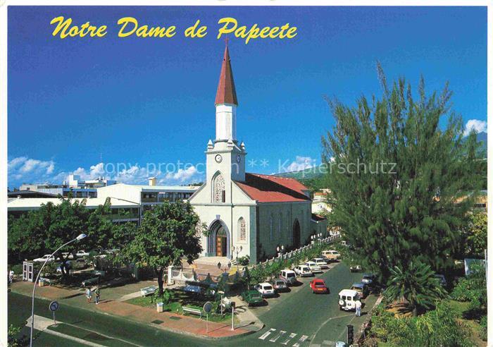 Tahiti Polynesia Cathedral Notre Dame de Papeete