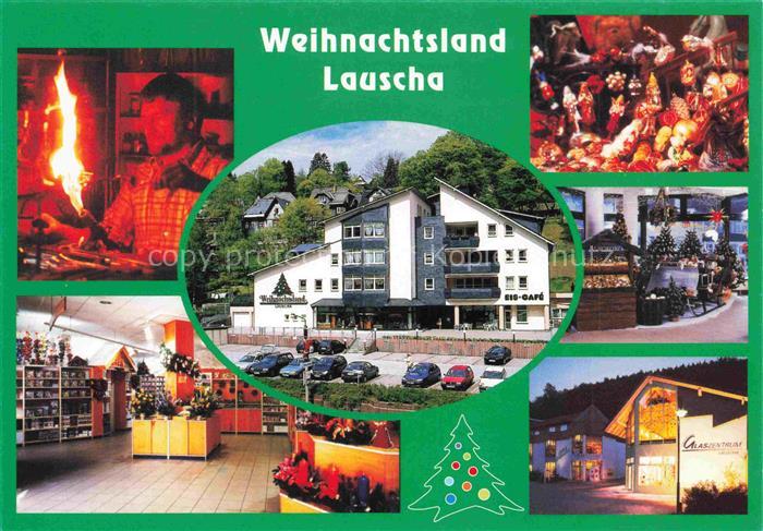 Lauscha Weihnachtsland Ladengeschaeft Weihnachtsdekoration Glaskunst