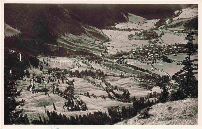 HINDELANG Oberallgaeu Panorama Luftkurort Allgaeuer Alpen