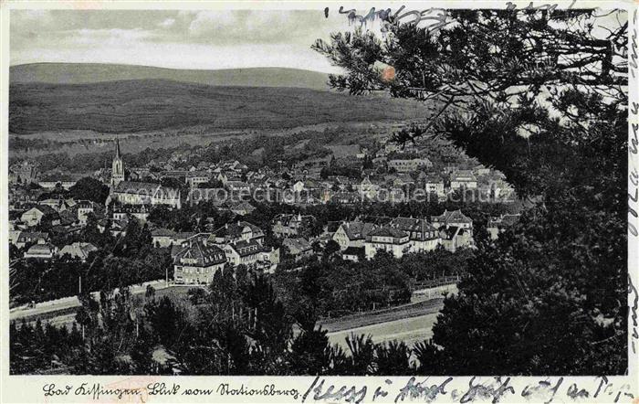 BAD KIssINGEN Panorama Blick vom Martinsberg