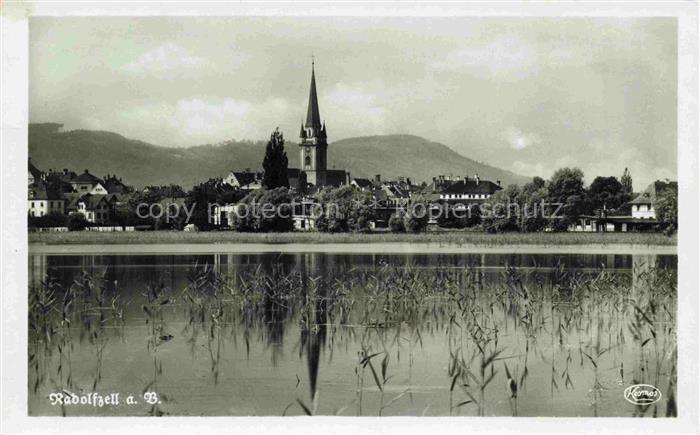 Radolfzell Bodensee Ansicht vom See aus