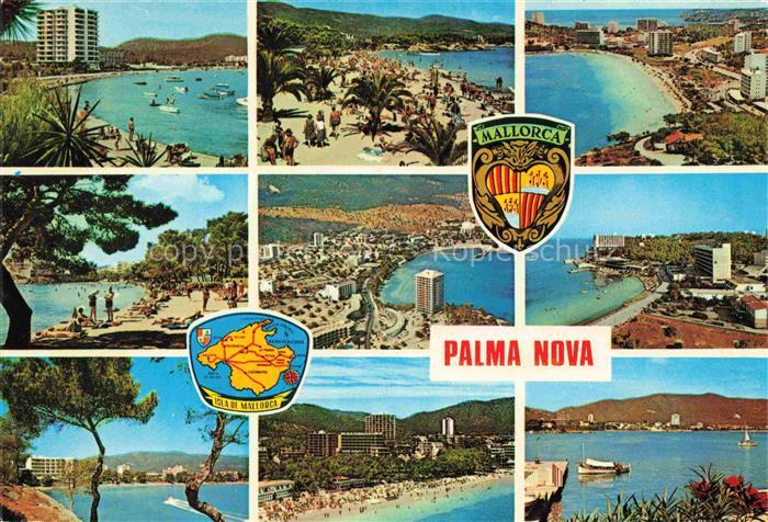 Palma-Nova Palma de Mallorca ES Teilansichten Kuestenpanorama