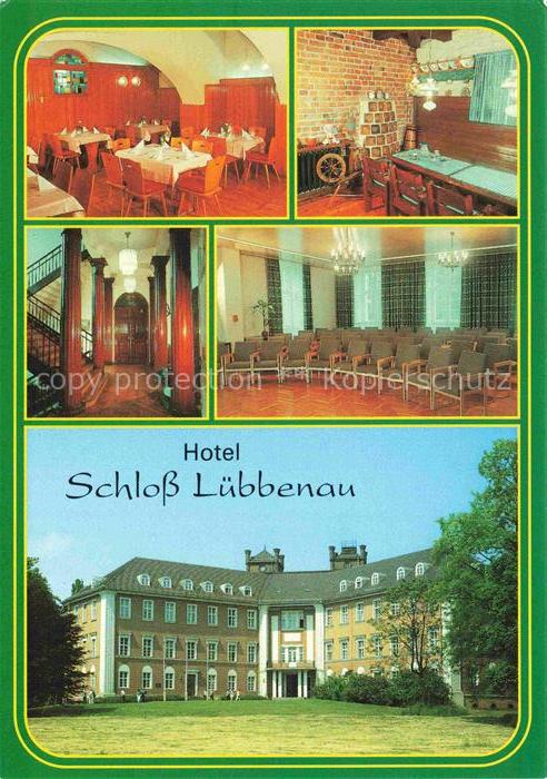 Luebbenau Spreewald Hotel Schloss Luebbenau Restaurant Turmbar Treppenhaus Konfe