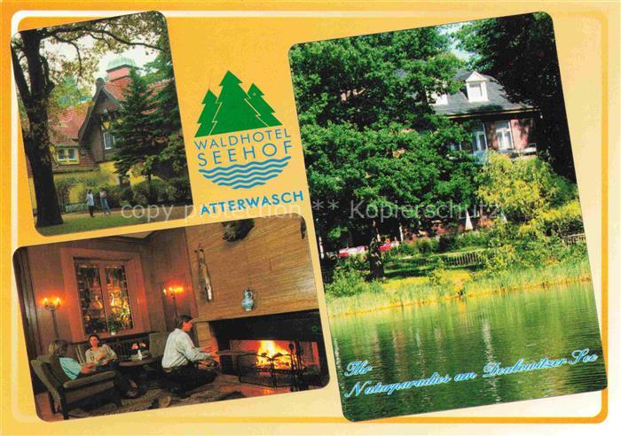 Atterwasch Waldhotel Seehof am Deulowitzer See Kaminzimmer