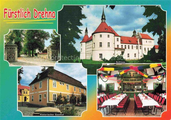 Drehna Boxberg Oberlausitz Sachsen Historischer Gasthof und Pension zum Hirsch S
