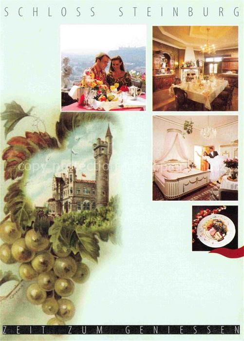WueRZBURG Bayern Schloss Steinburg Restaurant Fremdenzimmer