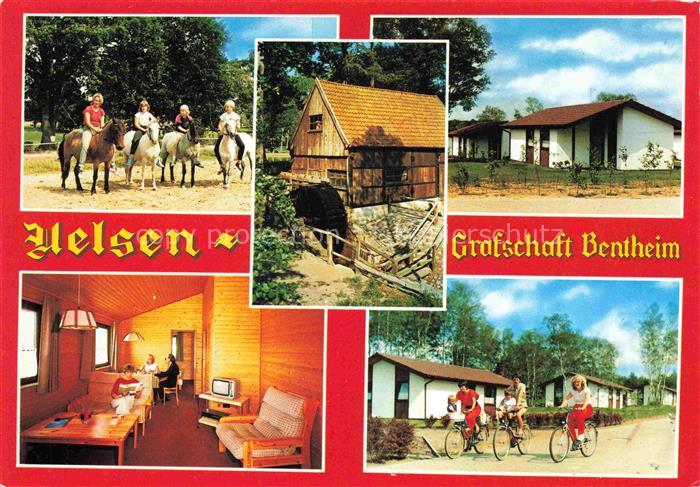 Uelsen Ferienpark Grafschaft Bentheim Wasserrad Bungalows Reitstall