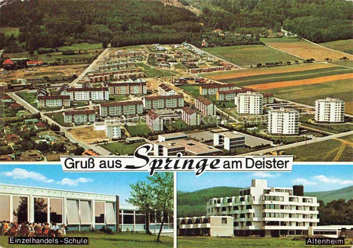 Springe Deister Hannover Fliegeraufnahme Einzelhandelsschule Altenheim