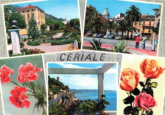 CERIALE Liguria IT Giardini Vittorio Ascoli Piazza della Vittoria Scorcio panora