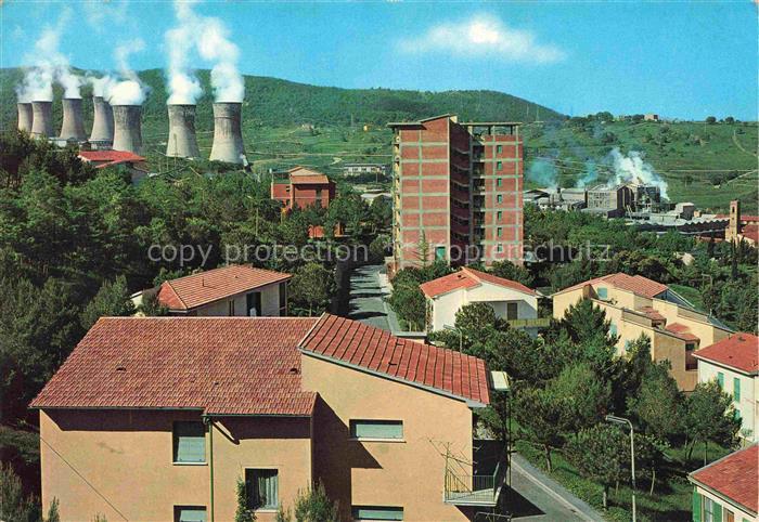 Larderello Pomarance Teilansicht Kraftwerk