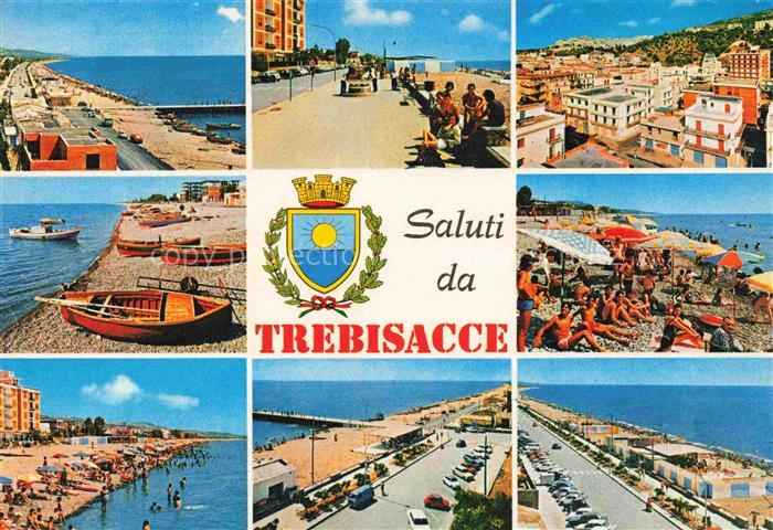 Trebisacce Teilansichten Strand Uferstrasse