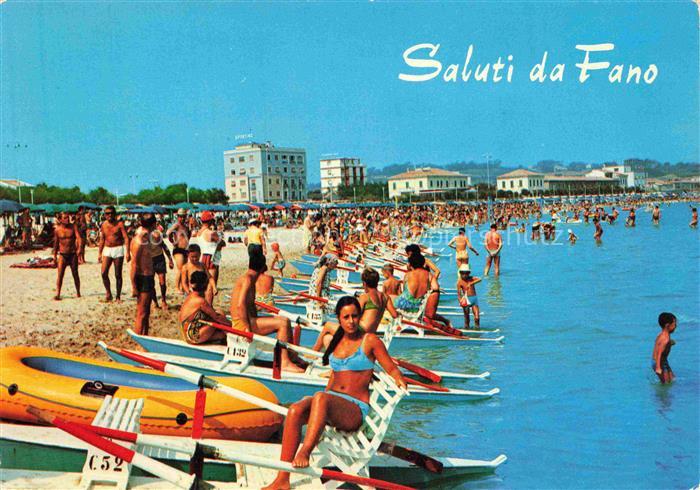 Fano  Lido Marche IT Alberghi e spiaggia