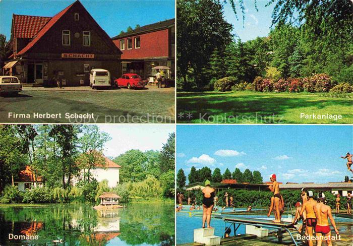 Siedenburg Firma Schacht Parkanlage Domaene Badeanstalt