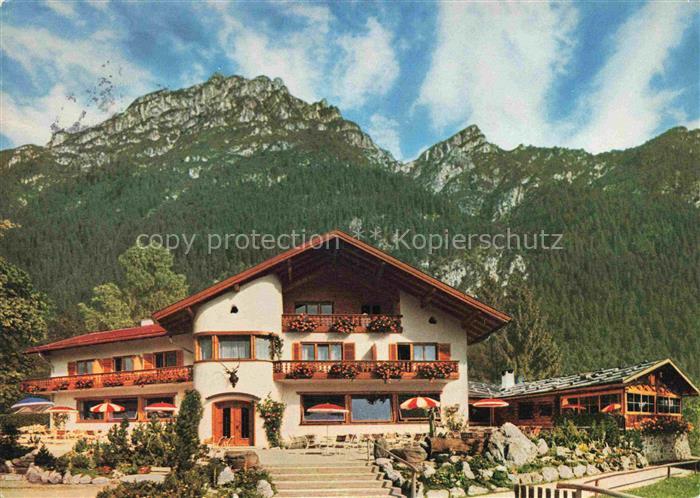 GARMISCH-PARTENKIRCHEN Bayern Berggasthof Almhuette am Kramer Ammergauer Alpen