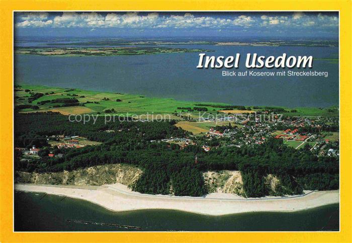 KOSEROW Ostseebad Usedom mit Streckelsberg