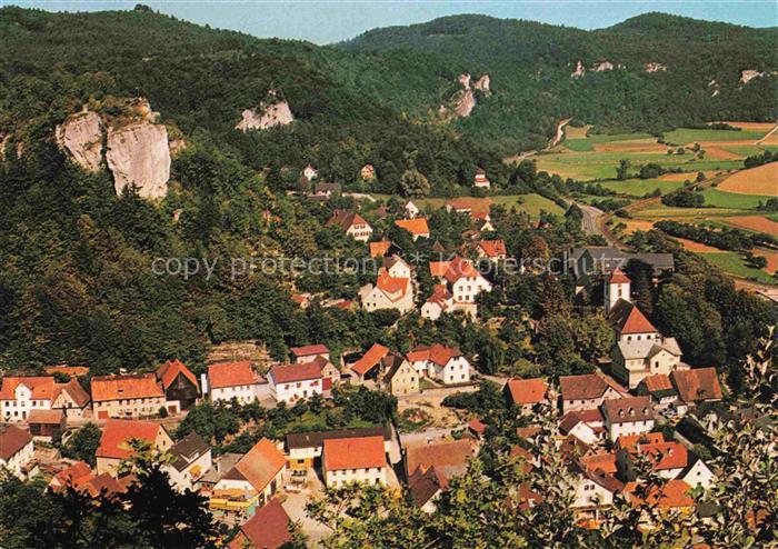 Streitberg Oberfranken Panorama Luftkurort Fraenkische Schweiz