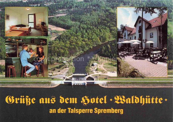 Neuhausen Spree Hotel Waldhuette an der Talsperre Spremberg Naturschutzgebiet