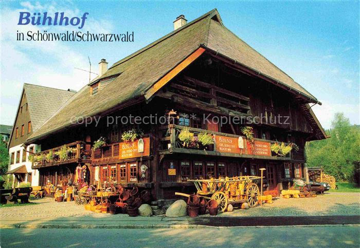 Schoenwald Schwarzwald Buehlhof einer der aeltesten Heidenhoefe 16. Jhdt. Wiege