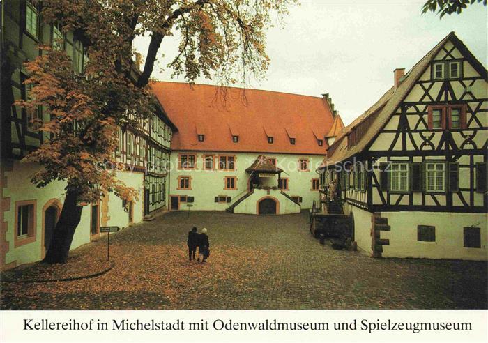 Michelstadt Odenwald Hessen Kellereihof mit Odenwaldmuseum und Spielzeugmuseum