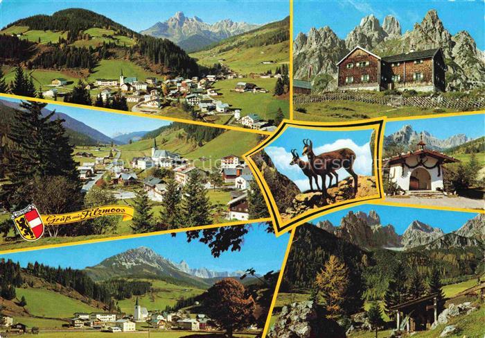 Filzmoos AT Teilansichten Erholungsdorf am Fusse der Bischofsmuetze im Dachstein