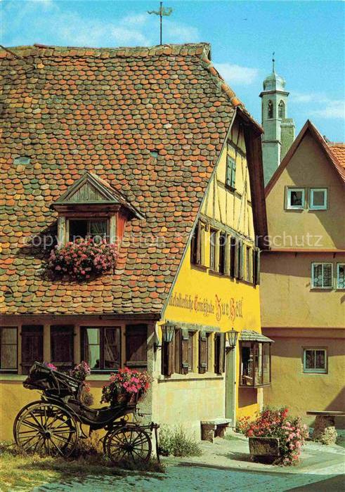 ROTHENBURG   TAUBER Mittelalterliche Trinkstube Zur Hoell eines der aeltestens B