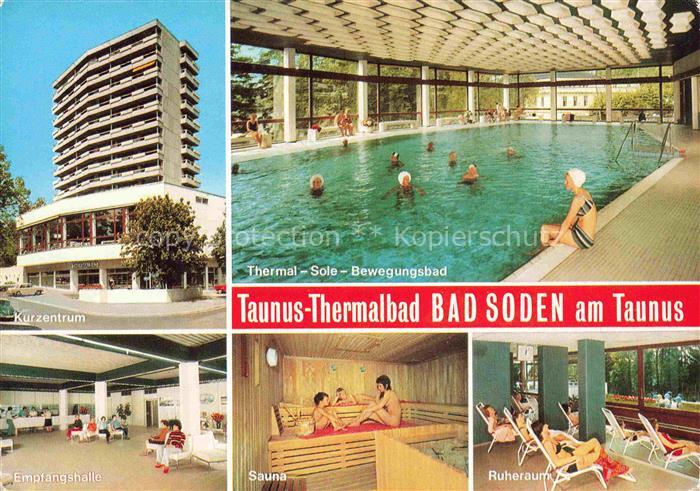 BAD SODEN  Taunus Taunus-Thermalbad Bewegungsbad Kurzentrum Empfangshalle Saune