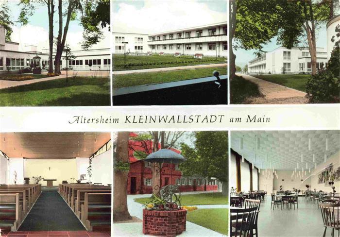 Kleinwallstadt Altersheim Parkanlagen Kapelle Speisesaal