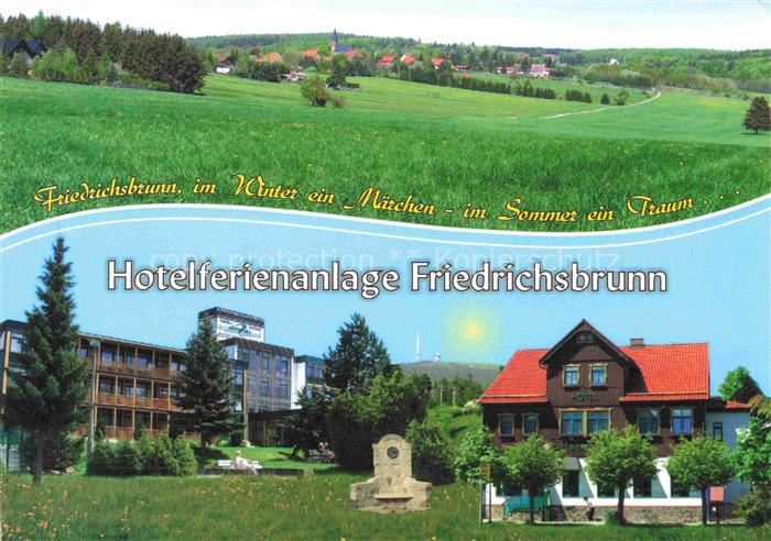 Friedrichsbrunn Harz Hotelferienanlage Landschaftspanorama