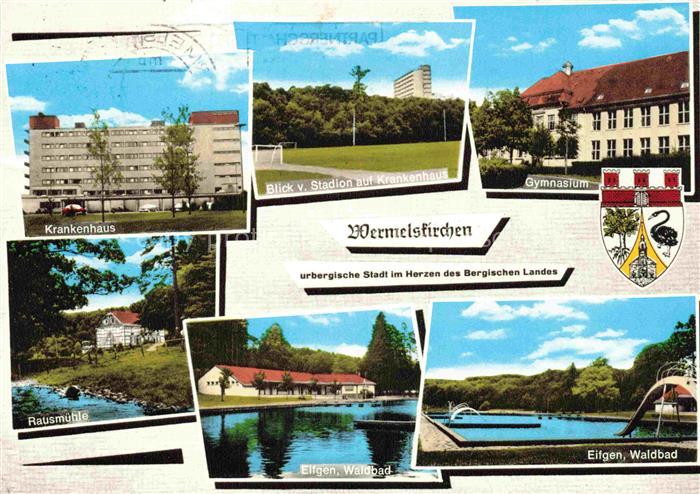 Wermelskirchen Krankenhaus Stadion Gymnasium Rausmuehle Waldbad Eifgen