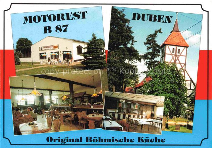 Duben Motorest B 87 Gaststaette Restaurant Kirche