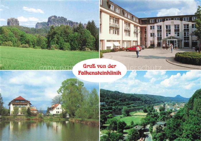 Bad Schandau Saechsische Schweiz-Osterzgebirge Panorama Elbsandsteingebirge Falk