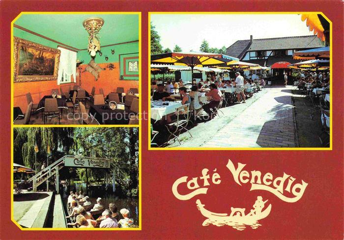Lehde Luebbenau Spreewald Café Venedig Biergarten am Wasser Kahnfahrten