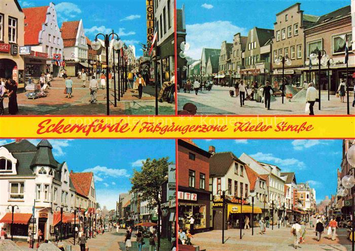 ECKERNFoeRDE Ostseebad Fussgaengerzone Kieler Strasse Stadtzentrum