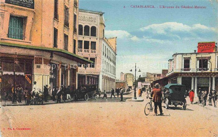 CASABLANCA Maroc Avenue du Général Moinier