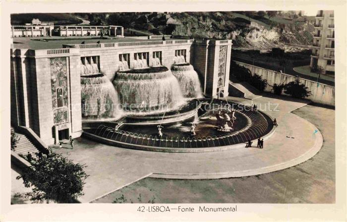 LISBOA Lisbon Lissabon Lisbonne PT Fonte Monumental vista aérea