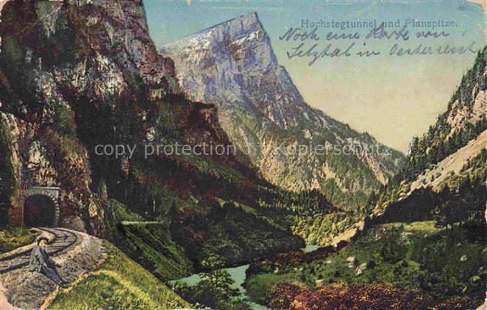 Hochstegtunnel Ennstal Steiermark AT Panorama Blick gegen Planspitze